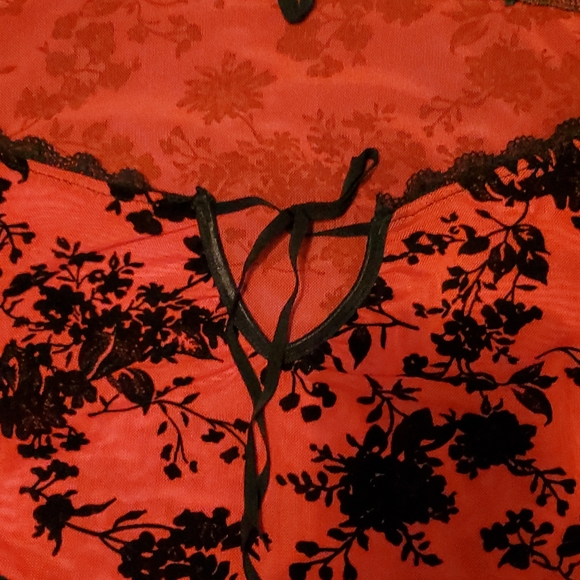 Plus size lace accent teddy - Picture 6 of 8